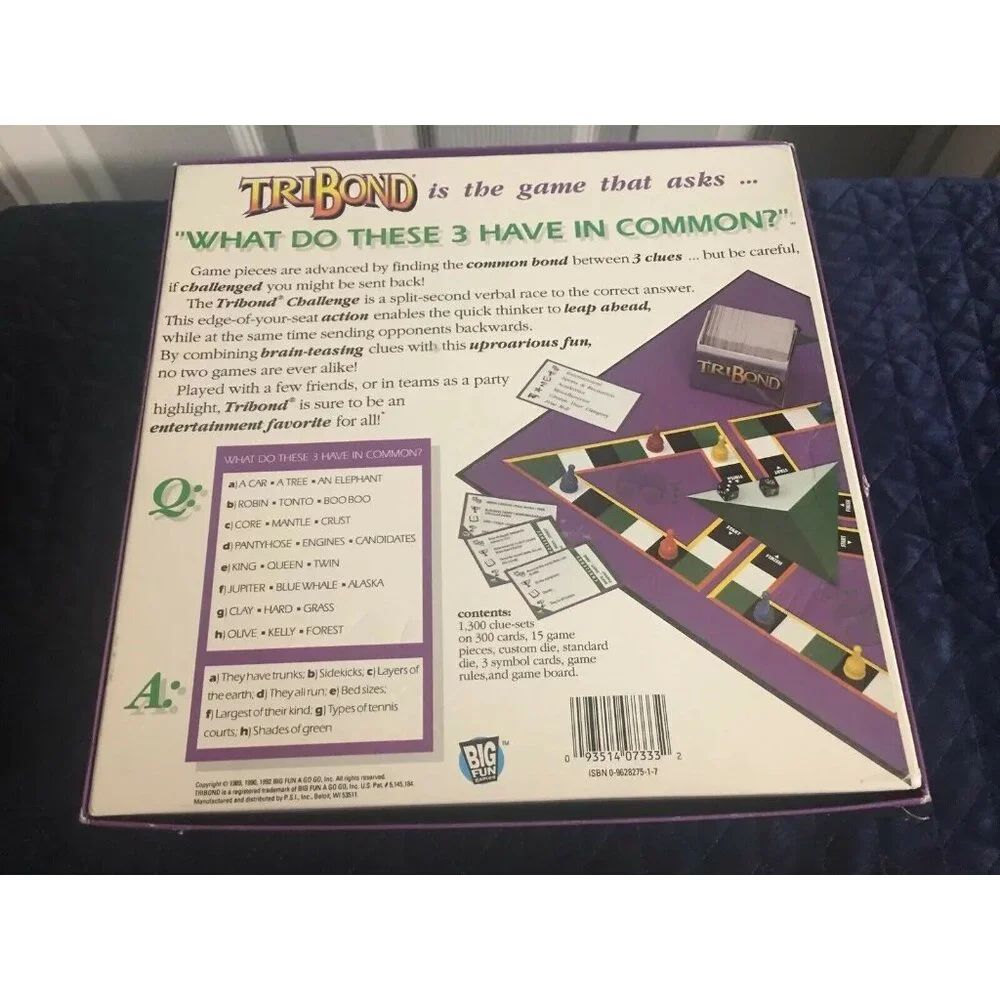 Mattel TriBond Board Game 2005‎
